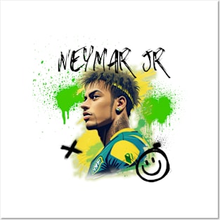 Neymar fan tee Posters and Art